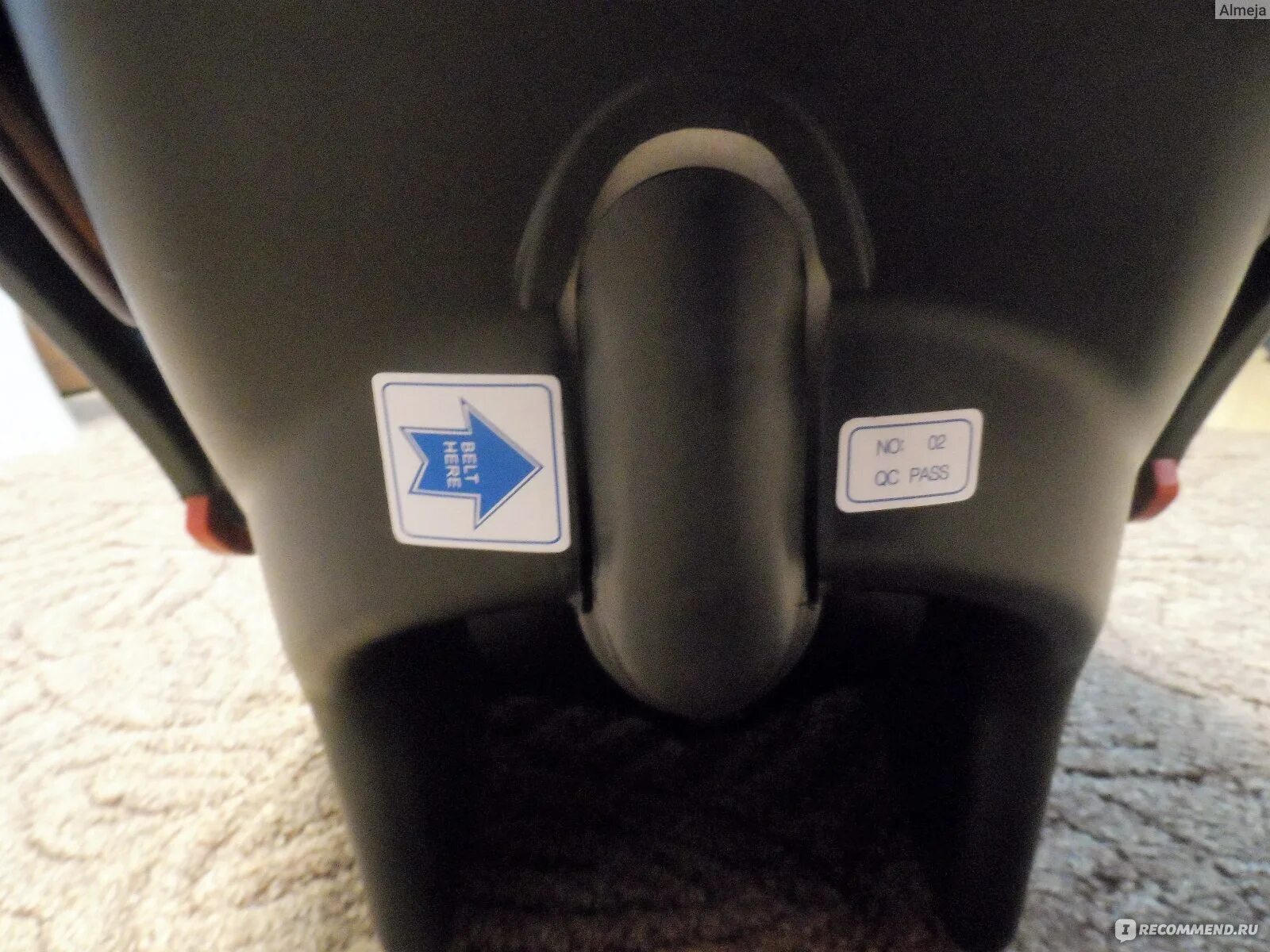 Установка автокресла leader kids