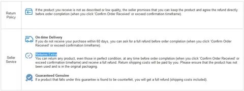 Received return