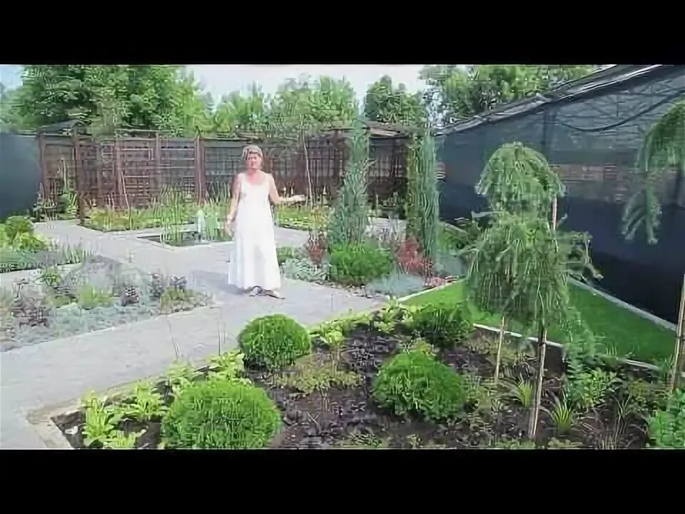Ландшафтный дизайн 3D верхний сад - YouTube
