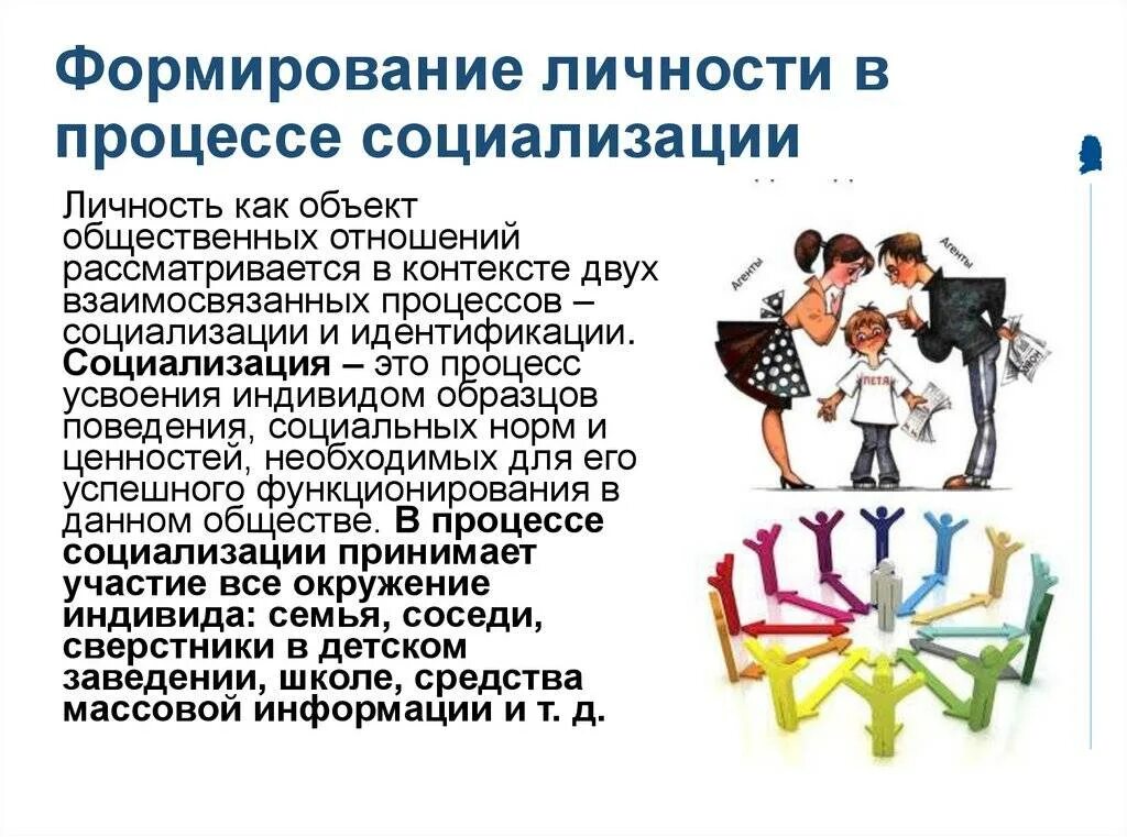 Взаимовлияние в процессе социализации. Процесс социализации. Что происходит в процессе социализации. Процесс формирования личности. Способы психологической адаптации.