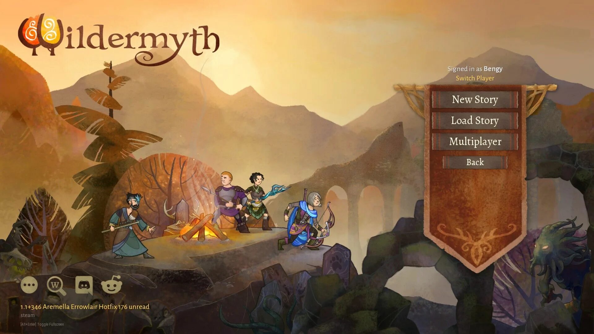 Wildermyth. Wildermyth русификатор. Storyteller РПГ. Wildermyth заставка игра.