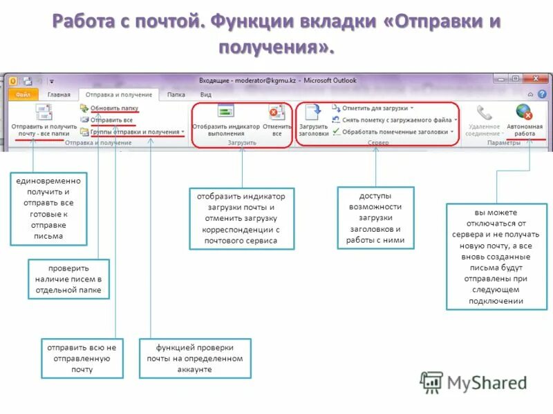 Работа проверка писем