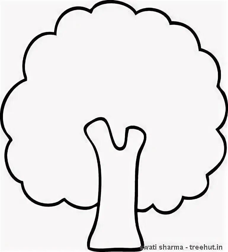 Alberi Arbre automne, Silhouette arbre, Coloriage arbre
