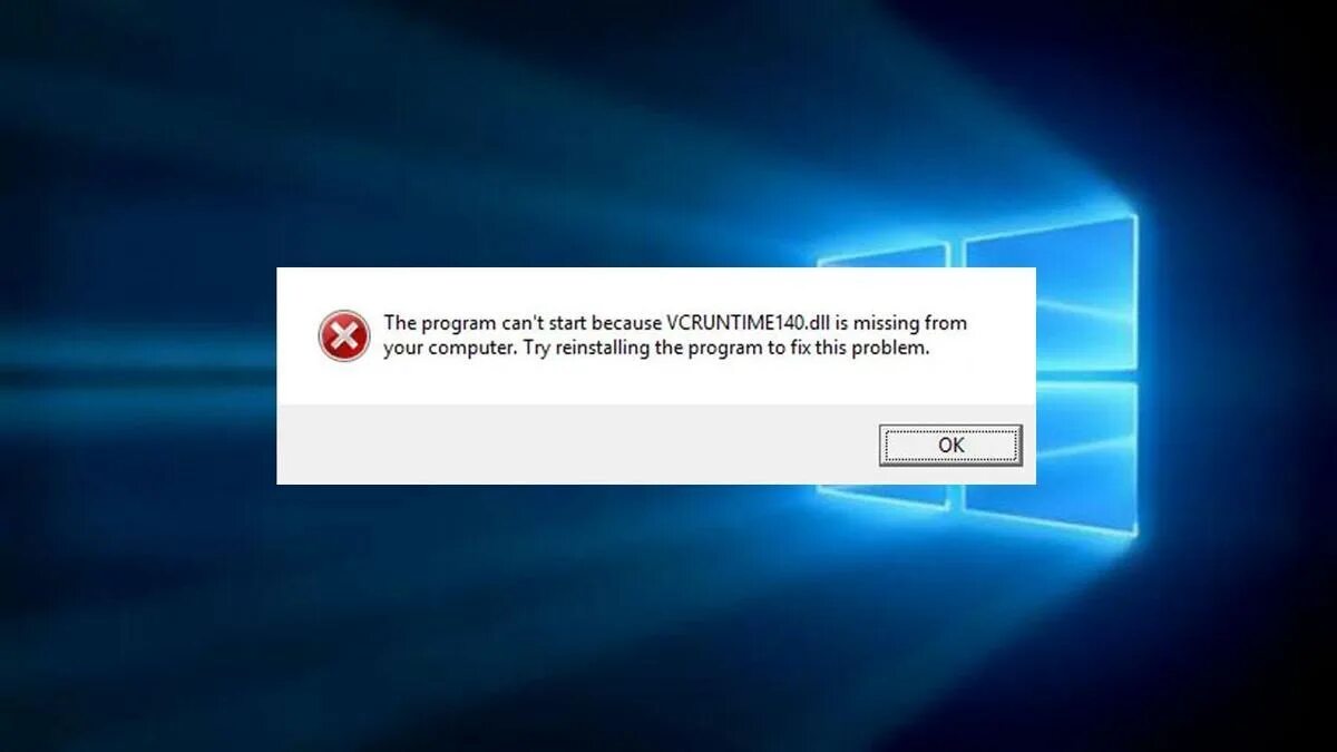 The program cant start because playstation