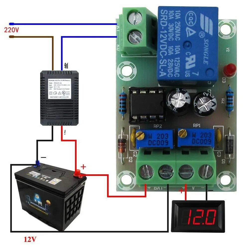 Автоматическое включение питания. XH-m601 контроллер заряда 12v аккумуляторной батареи. XH-m601 контроль зарядки аккумулятора Board 12v. XH-m601. Китайский модуль XH-m601.