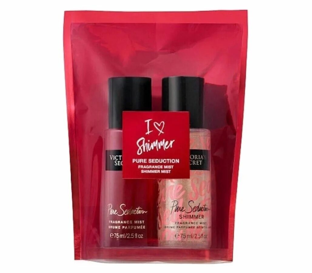 Подарочный набор victoria secret temptation mini fragrance shimmer mist. Подарочный набор спрей-мист victoria's secret love addict, 2 по 75 ml. Набор мистов. Подарочный набор спрей-мист victoria's secret love addict, 2 по 75 ml. Набор мистов.
