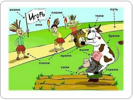 Окончание слова племени