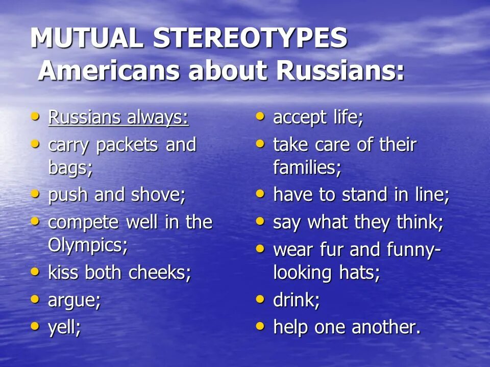 Do you think russia. Английские стереотипы. American stereotypes about Russians. National stereotypes Россия. Stereotypes about Russia.