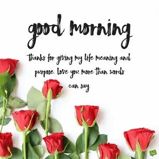 Thanks for being in my life