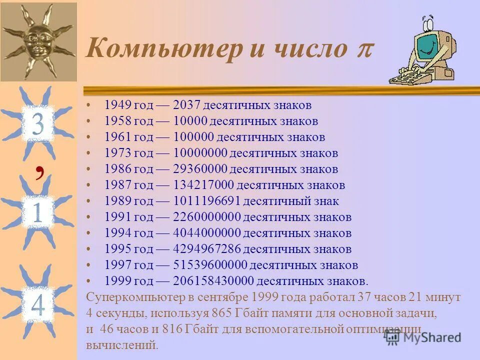 Число десятичных знаков. Число пи знак. Число с десятичным знаком. Десятичные знаки числа пи.