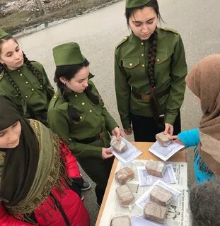 Чеченские школьники