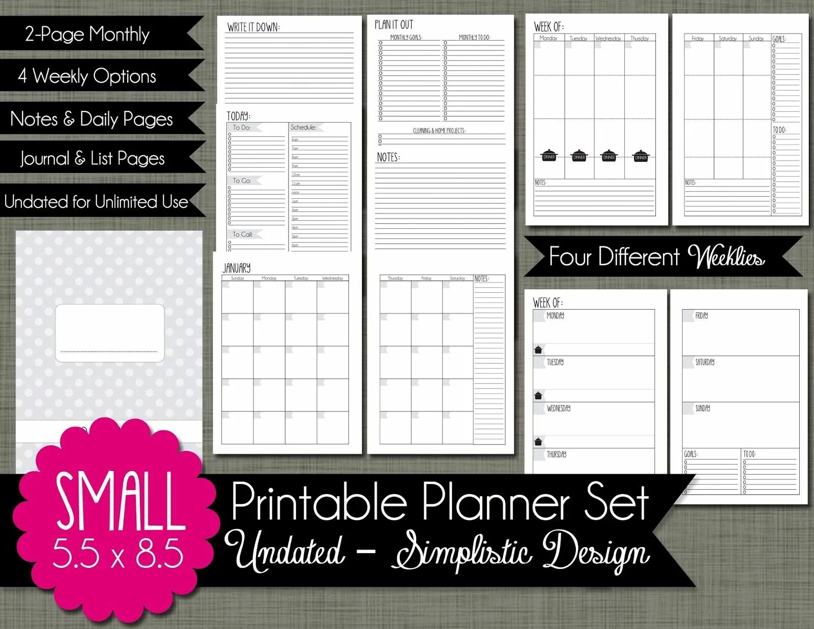 Planning pages pages