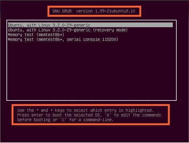 Grub изменить порядок загрузки. Gnu grub. ubuntu меню загрузки. загрузка grub ubuntu. ubuntu boot menu.
