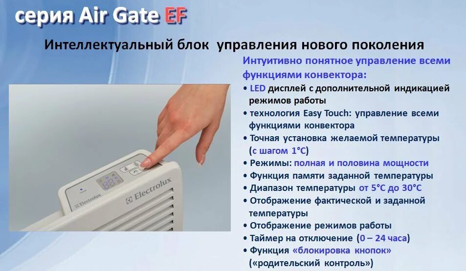 Функции конвектора
