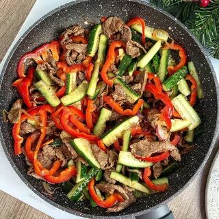 Рецепт мяса по корейски с овощами