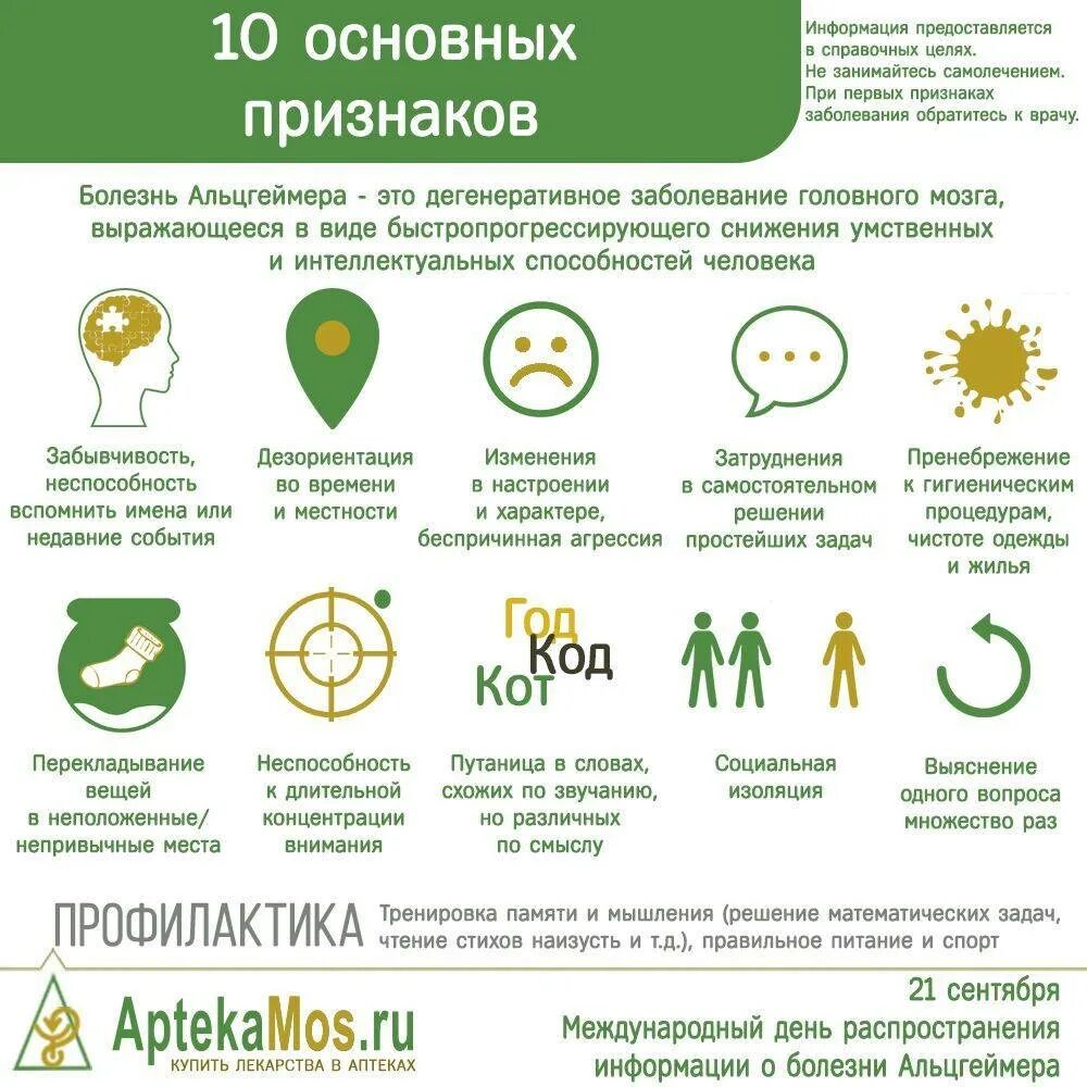 Деменция как предотвратить