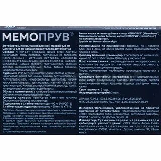 Мемопрув инструкция отзывы