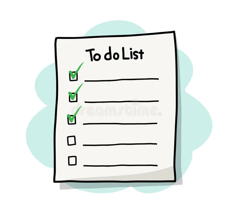 4 to do lists