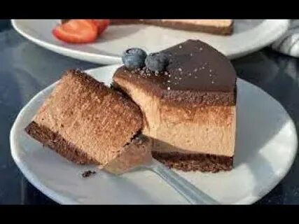 Шоколадный чизкейк без выпечки с творожным сыром