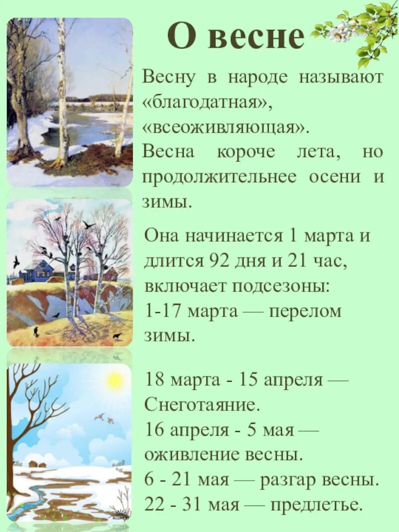 Информация про весну. Стих про весну. Стихотворение о весне.