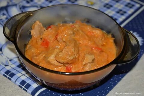Гуляш из свинины рецепт с фото пошагово