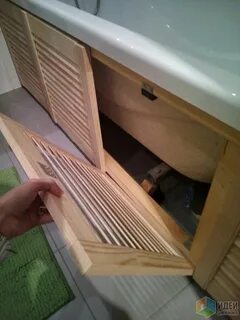 Как сделать дверцы в ванной
