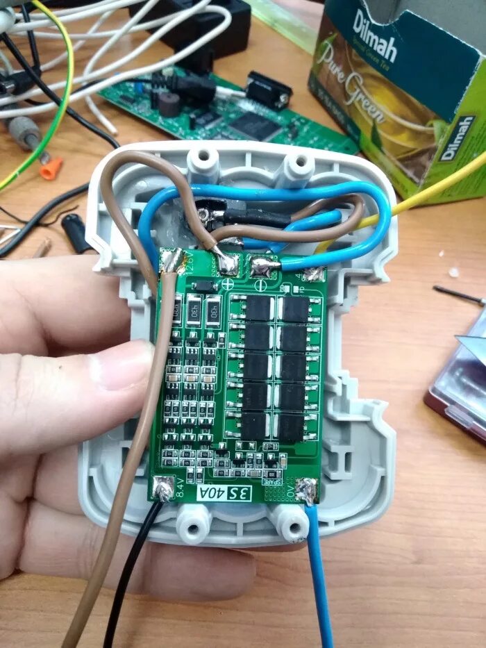 Переделка ni cd на li ion. Переделка ni cd на li ion