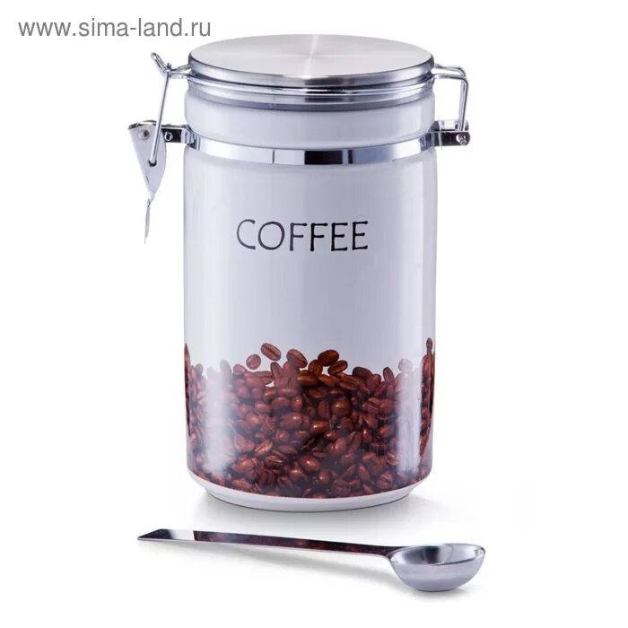 Как называется емкость для кофе. Банка для кофе zeller coffee. банка для кофе zeller &quot;coffee&quot;, с ложкой, 1 л. баночка для хранения кофе. ёмкость для хранения кофе в зернах.