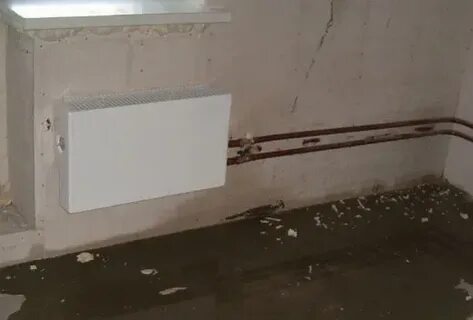Течет батарея летом