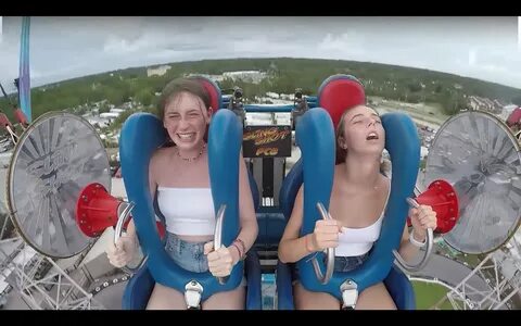 Woman Passes Out on Slingshot Ride.