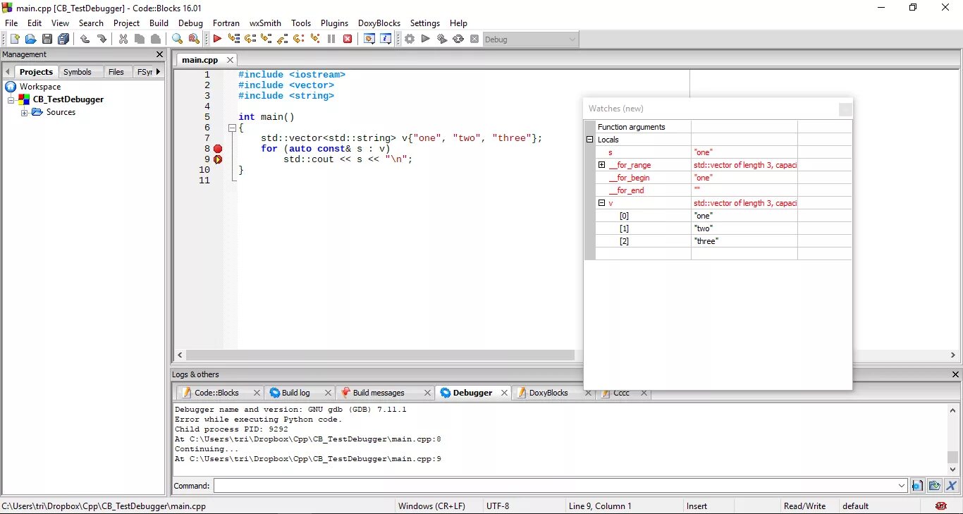 Cpp debug. Код в codeblocks. Отладчик codeblocks. Code Blocks c++. Codeblocks с программой.