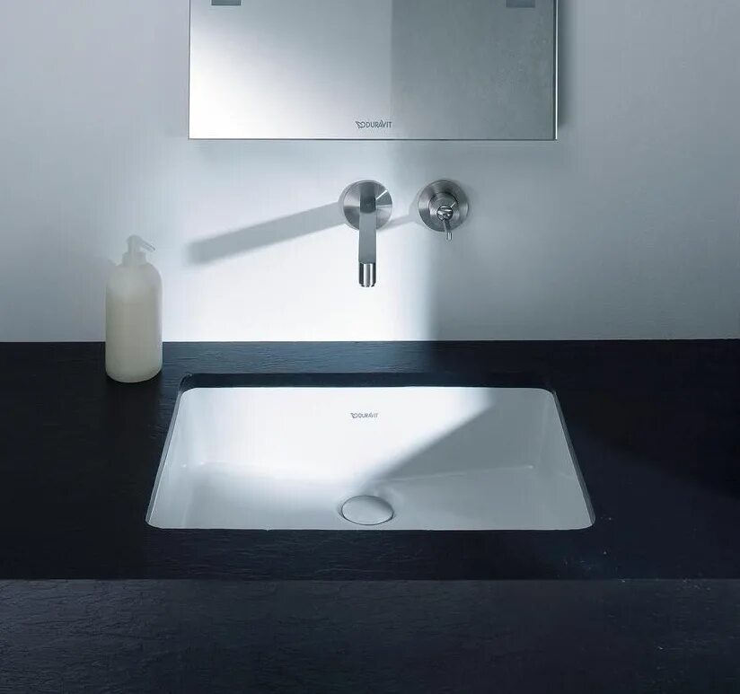 Раковина встраиваемая Duravit viu. Duravit Vero Air 0384600000. Встроенная раковина Duravit Vero. Duravit раковина под столешницу. Раковины встроенные под столешницу в ванной