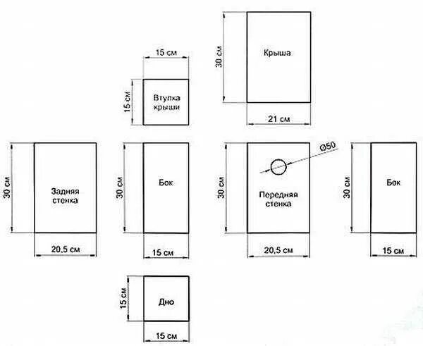 Схематический чертеж скворечника. Скворечник Размеры чертеж с размерами из дерева. Стандартные Размеры скворечника чертеж. Размеры скворечников для Скворцов чертежи и Размеры.