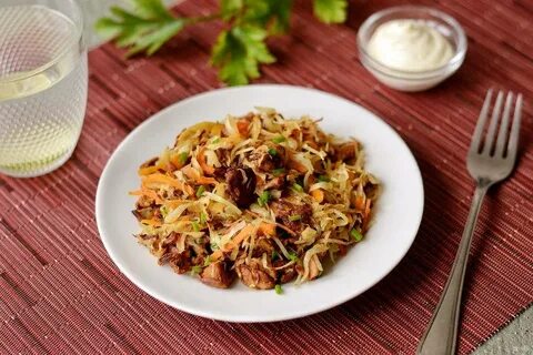 Капуста с лисичками рецепт