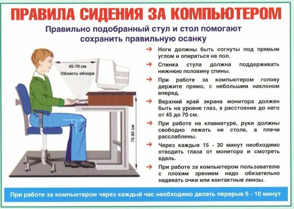 Окружающий мир правила работы с компьютером. Правильная организация рабочего места школьника. рабочее место школьника за компьютером. правильно сидеть за компьютером. правильная организация рабочего места за компьютером.