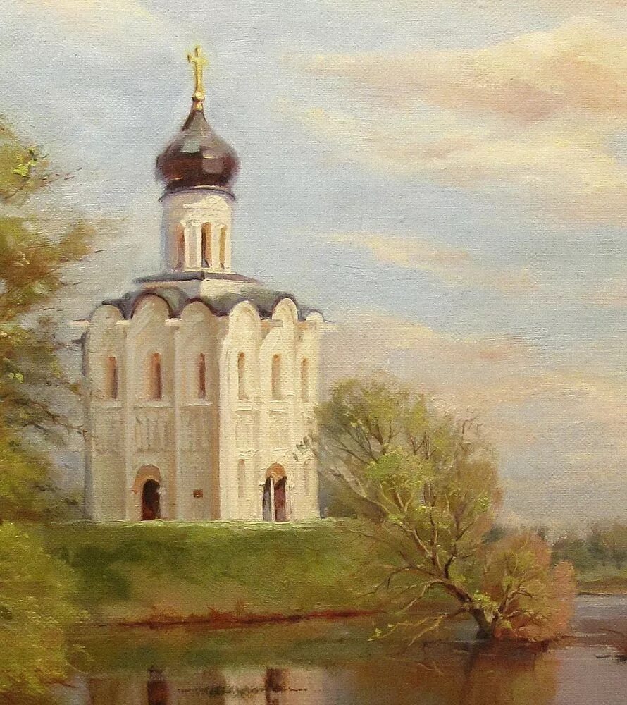 Картина храм покрова. Храм Покрова на Нерли живопись. Храм Покрова на Нерли живопись масло. Церковь Покрова на Нерли пейзаж. Церковь Покрова на Нерли акварель.