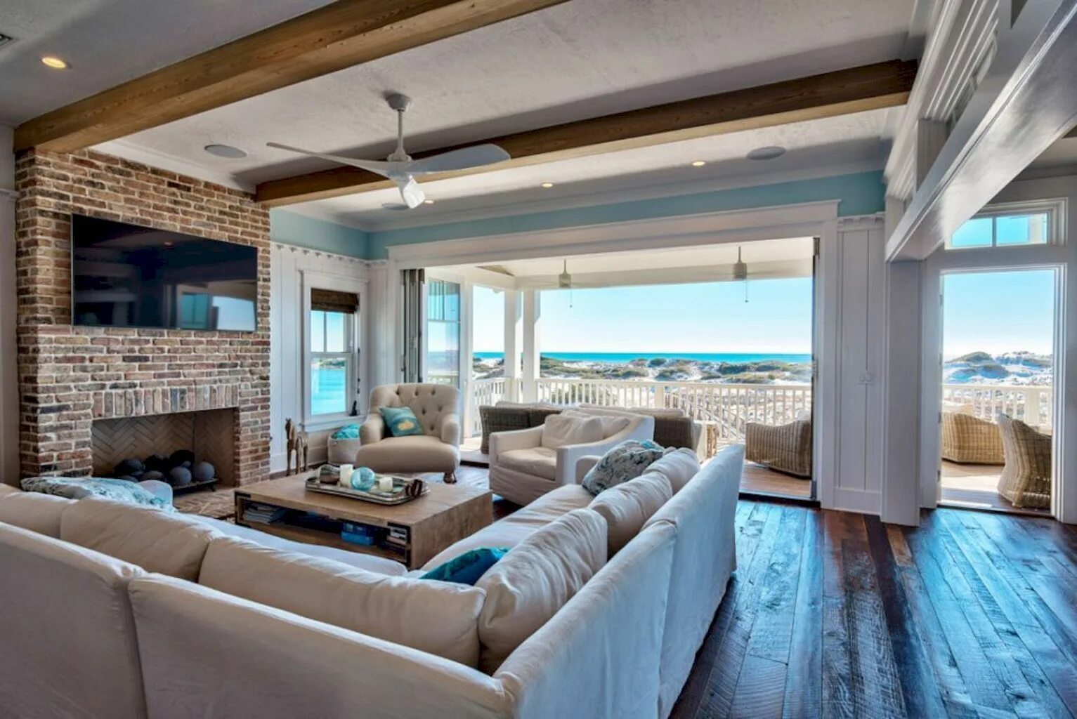 You can the beach from my house
