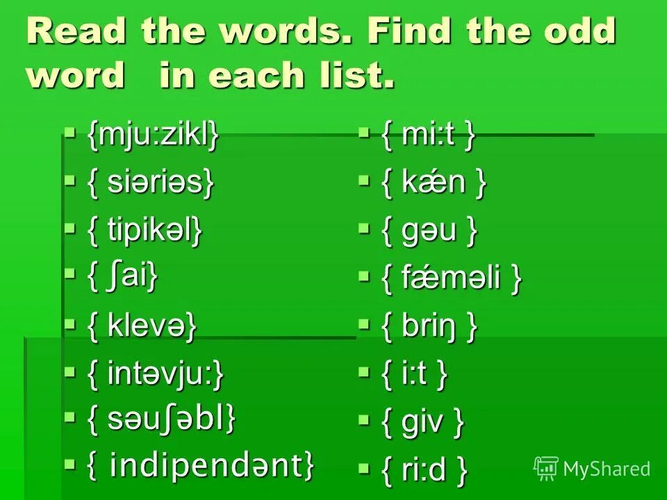 2 write the odd word. Find the odd Word 5 класс. Find the odd Word in each line.