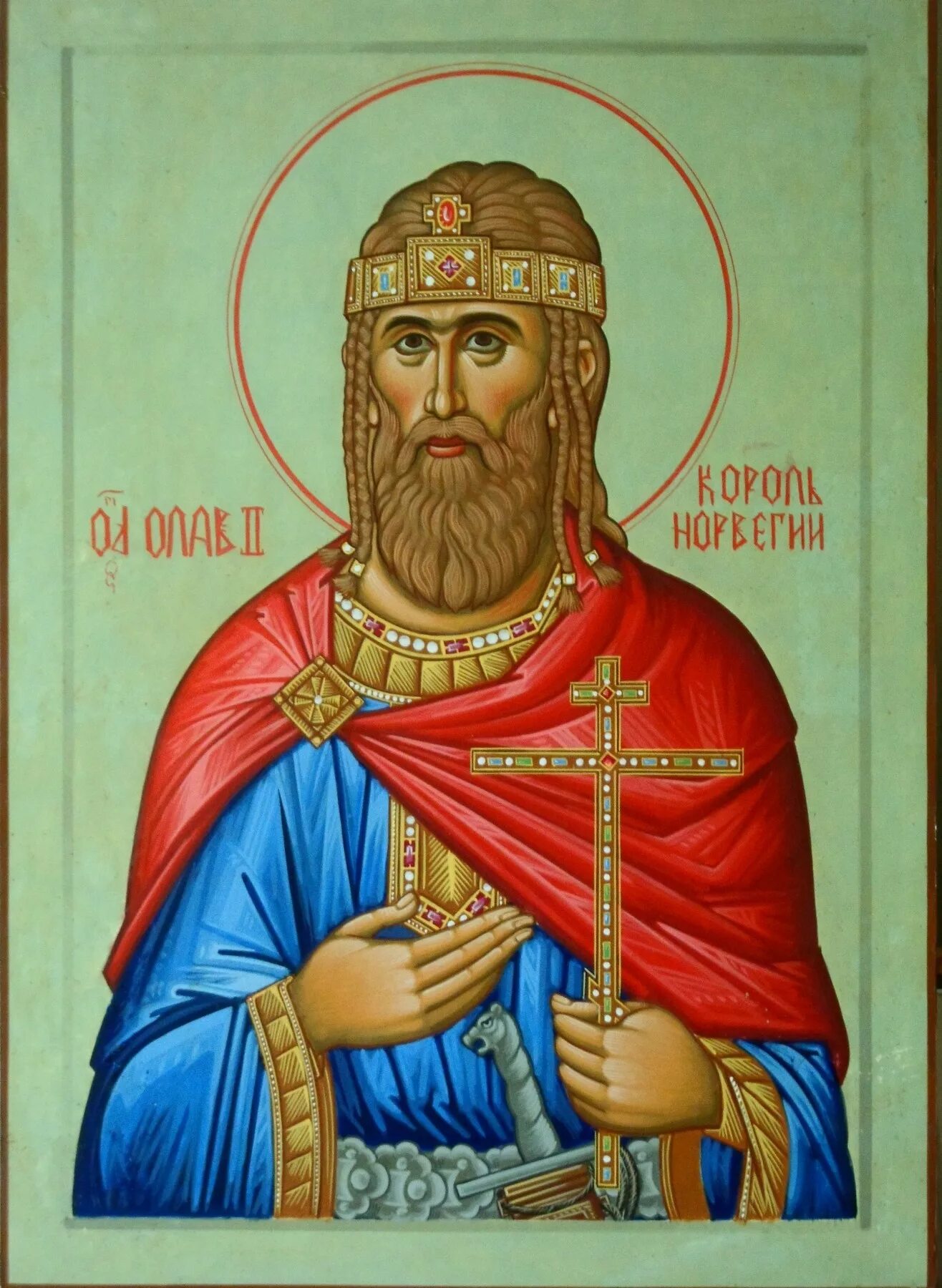 олав ii святой. король олаф харальдсон. олав ii святой икона. олав ii святой. святой олаф харальдсон икона.