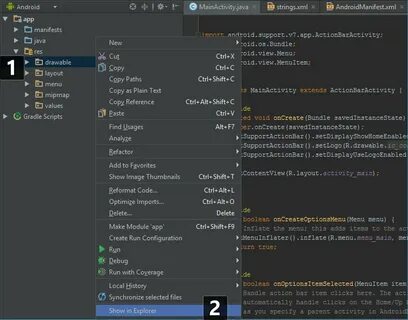 Executable items