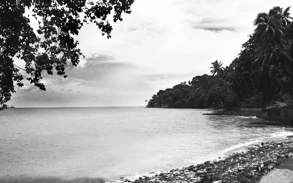 Download wallpaper 2560x1440 sea, solitude, bw, surf, waves, corsica, france wid