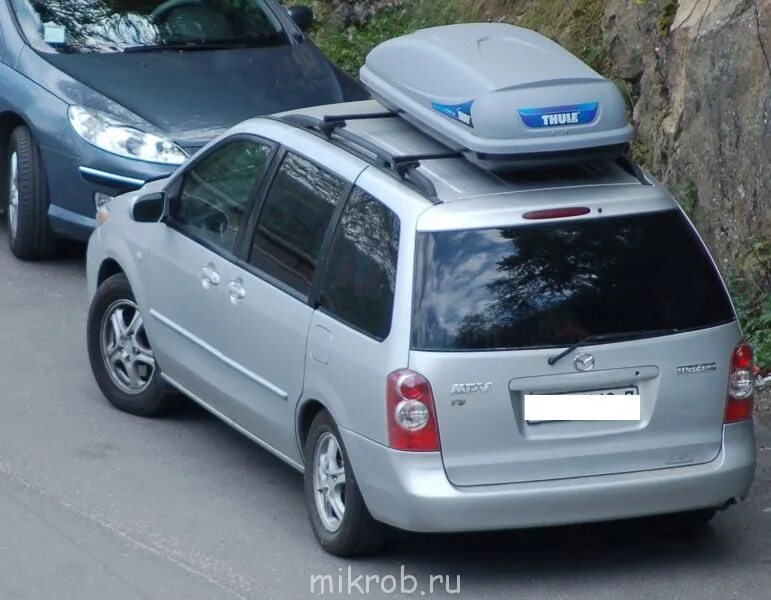 Багажник на мпв. Багажник на крышу мазда мпв 2. рейлинги mazda mpv 2001.