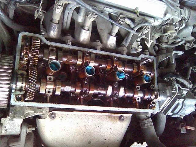 Как снять клапана на тойоте Замена масла 1UR + сервис BG Toyota Land Cruiser 200, 4,6 л, 2013 года своими