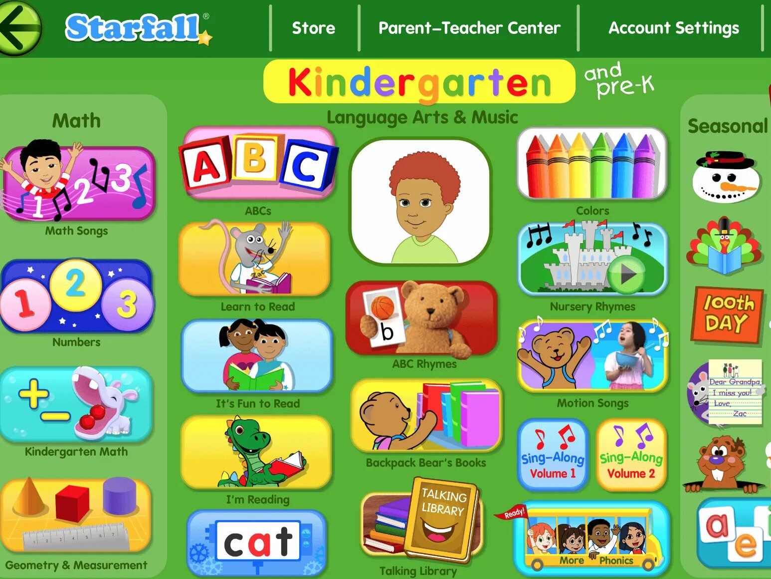 Starfalls learn