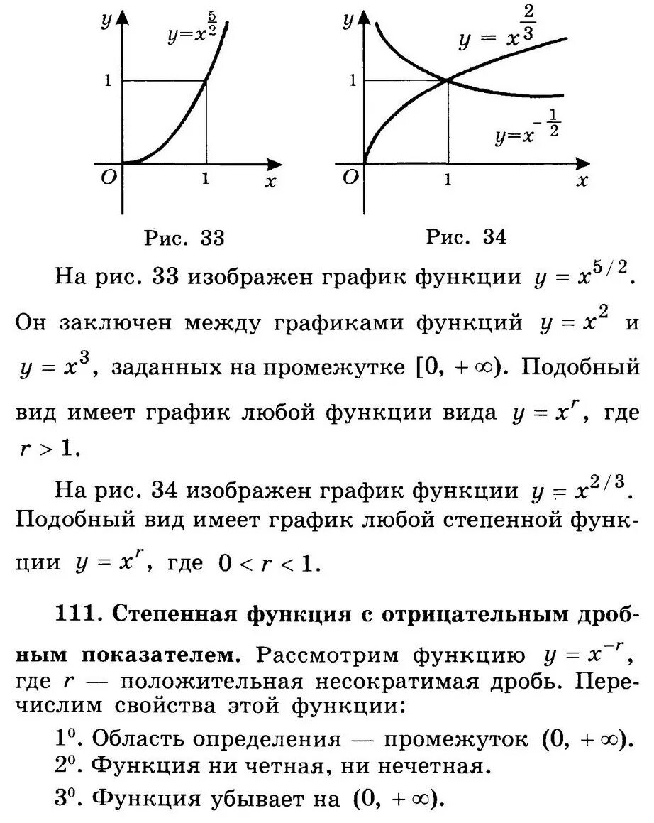 Коэффициенты степенной функции