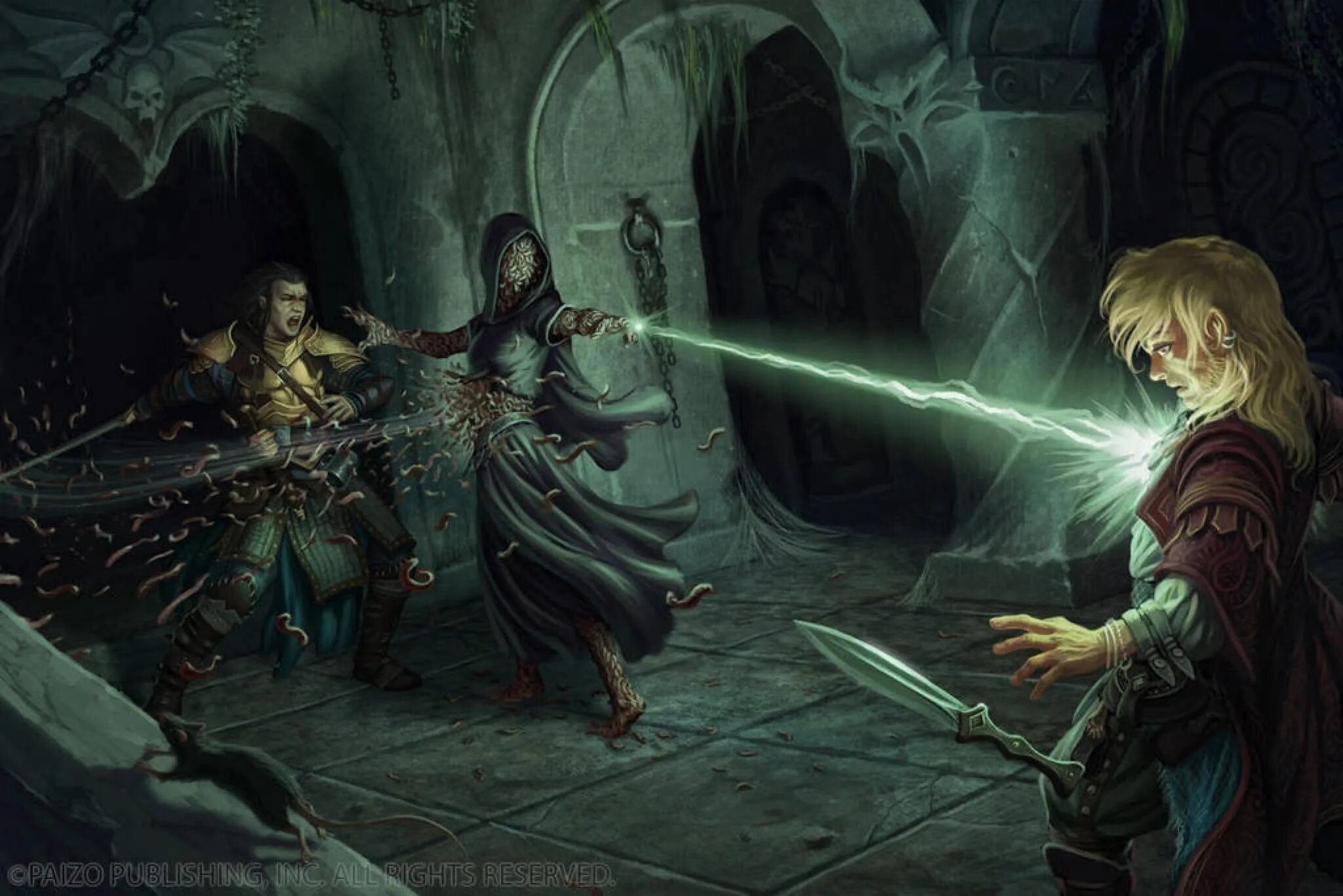 Подземелье и девушка воин преодолевающая границы. Pathfinder kingmaker некромант. некромантка мтг. ланн pathfinder wrath of the righteous арт. pathfinder kingmaker воин.