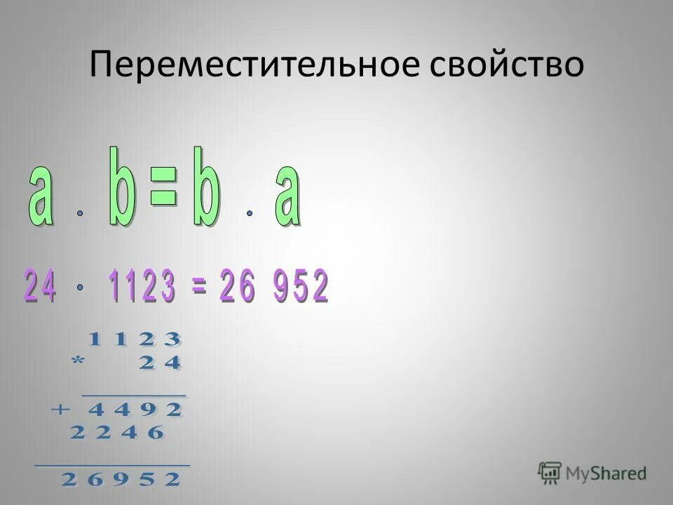 Умножение натуральных чисел 5 класс видеоурок