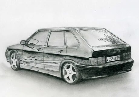 Нарисованные картинки ваз
