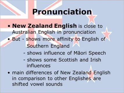 New zealand транскрипция