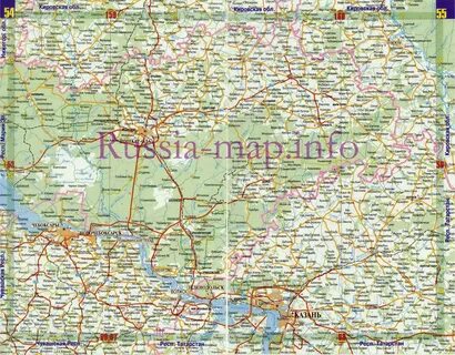 Автомобильную карту татарстана